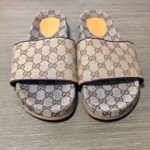 Authentic Gucci Slides Size 10